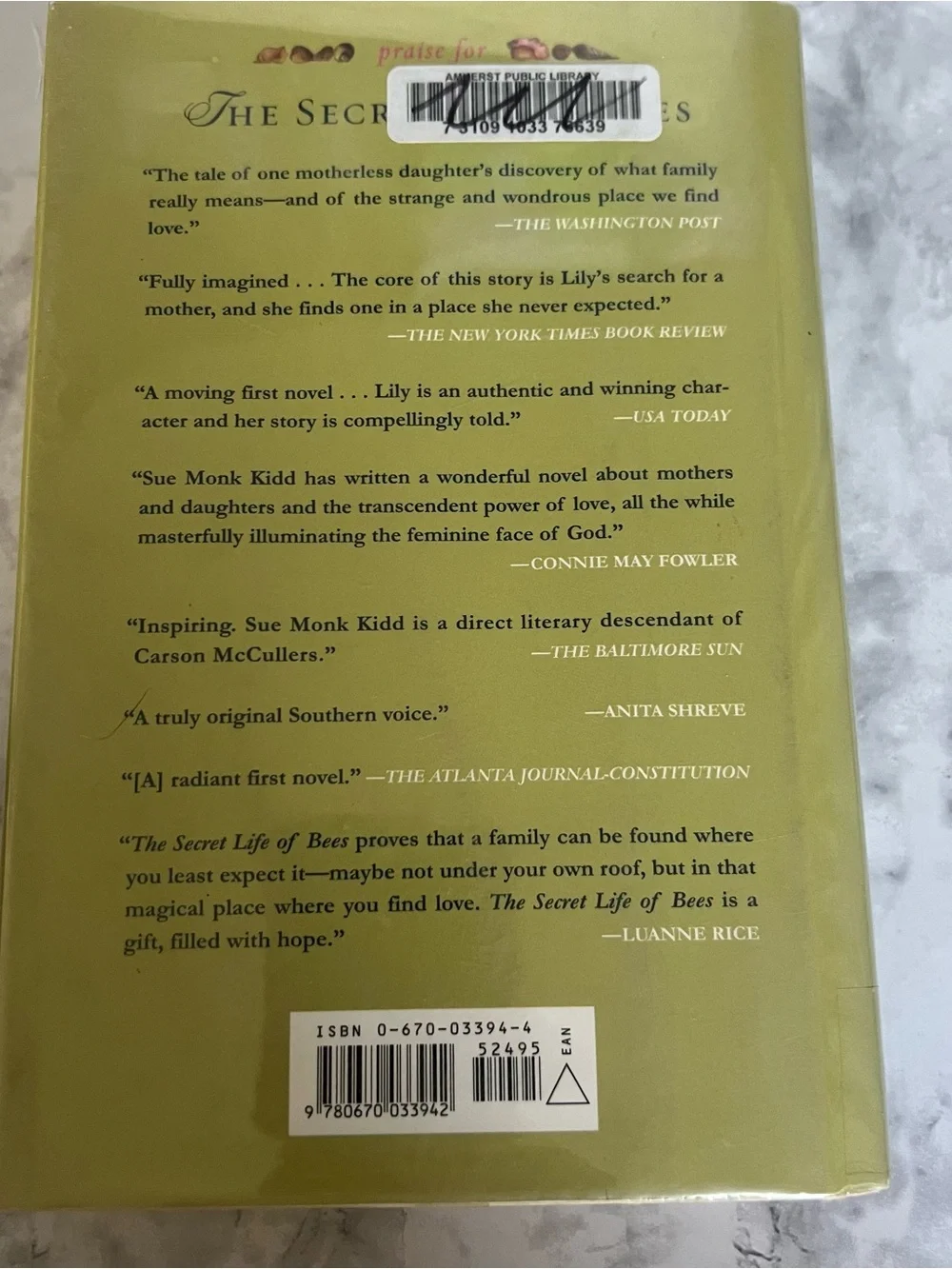 The Mermaid Chair Book - Sue Monk Kidd Hardcover 2005